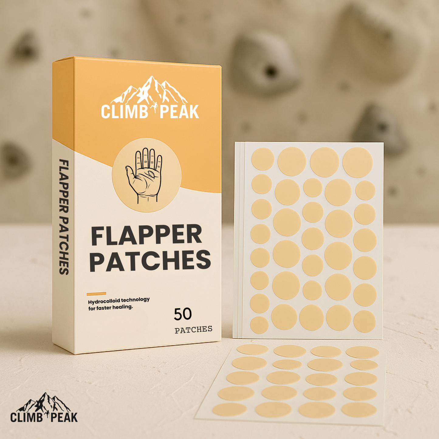 50 CLIMB PEAK Flapper Patches